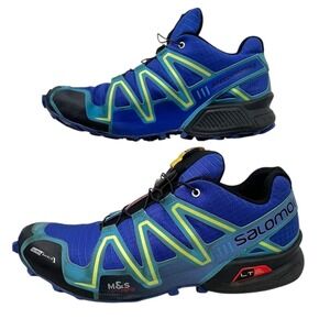 Salomon‎ Speedcross 3 Women 10.5 Blue Trail Running Shoes ClimaShield 376088